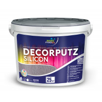Силиконовая декоративная штукатурка Dekorputz "Короед" Nanofarb 